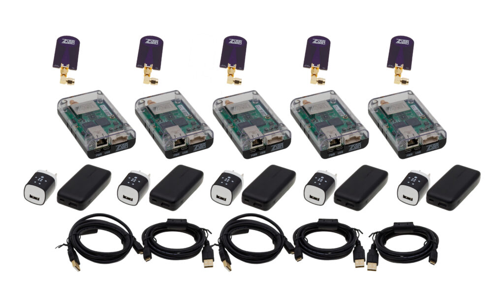 TDSR PulsON Ranging and Localization Kit components